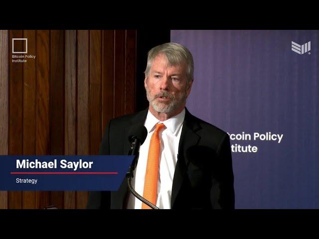 Michael Saylor "Bitcoin for America" Keynote Speech | The Bitcoin Policy Institute