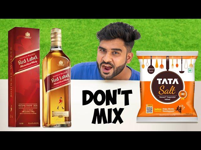 Don't Mix Salt in Alcohol ...Watch This First