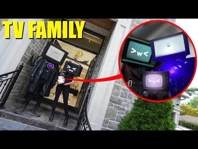 I CAUGHT TV WOMANS FAMILY IN REAL LIFE! (SKIBIDI MOVIE FAMILY VERSION)