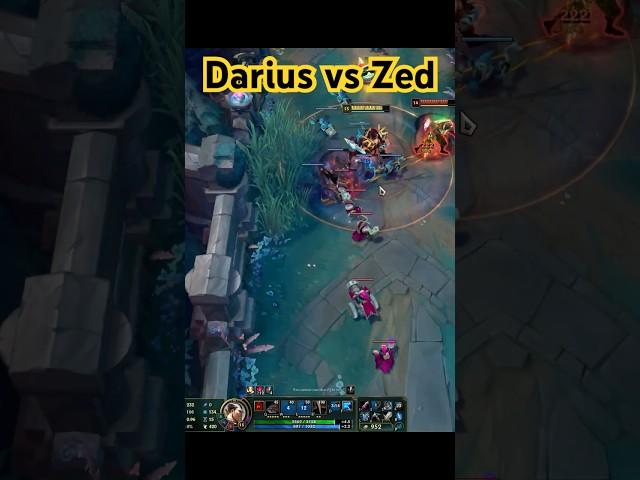 Darius vs Zed#lol #riot #lolshorts #gaming #noxus #1v1 #darius #zed #shorts #lofi #league #toplane