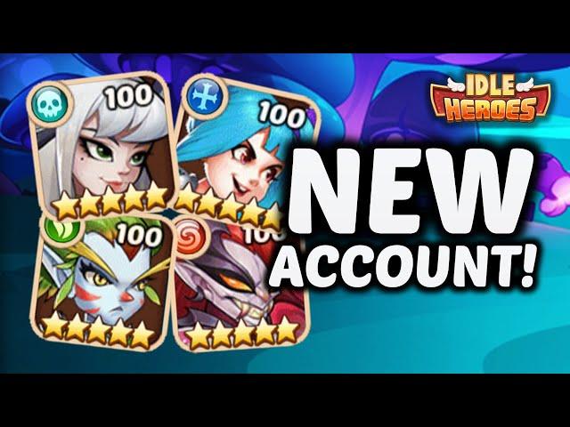 Let's start a BRAND NEW account! - Episode 1 - The IDLE HEROES Turbo Series