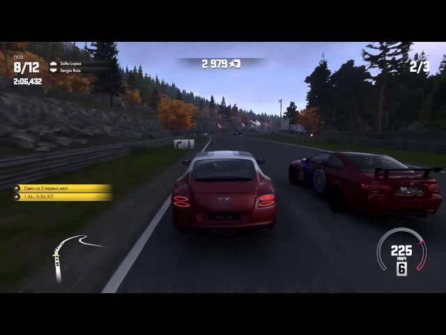 DRIVECLUB Bentley upside down