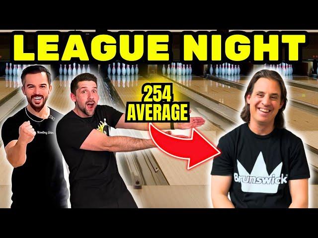 First Night Of League With The 254 AVERAGE BOWLER!