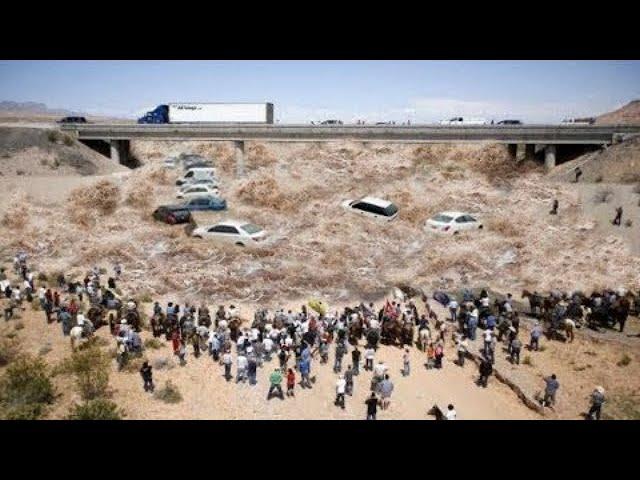 Scary Footages: Monster flash floods in Saudi Arabia, Jazan