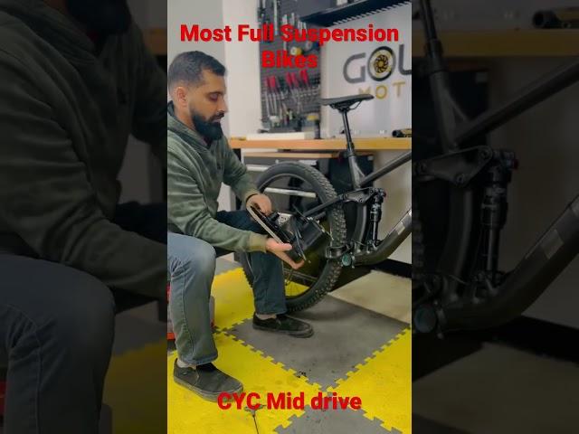 CYC vs. Bafang Mid Drive on Most Full suspension bikes ️#shorts