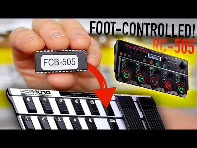 RC-505 FOOT CONTROLLER SETUP with FCB-505 Firmware