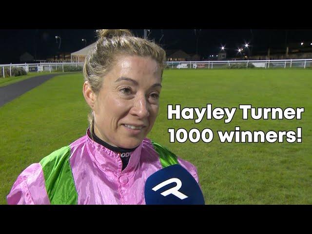 Hayley Turner enjoys 1000th career winner!