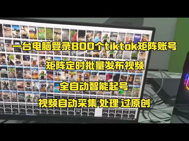 Tiktok矩阵系统，唯一一家可以给你远程测试，发布视频有没有播放量的系统！三年TK实战经验！