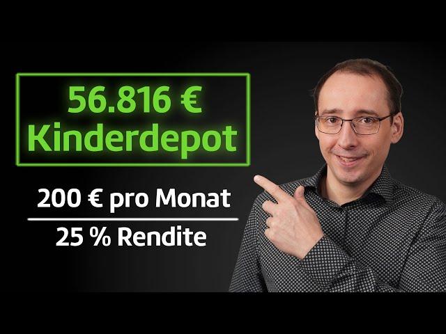 Kindergeld clever investieren: Mit 200 €/Monat zu 57.000 € in 9 Jahren - Alle Details zum Portfolio!