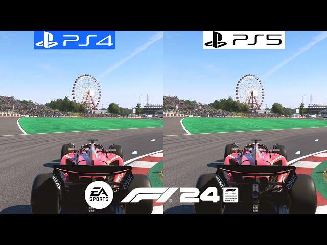 F1 24 PS4 vs PS5 - Graphics Comparison - Framerate - 4K - Loading Times - 60FPS - 120FPS