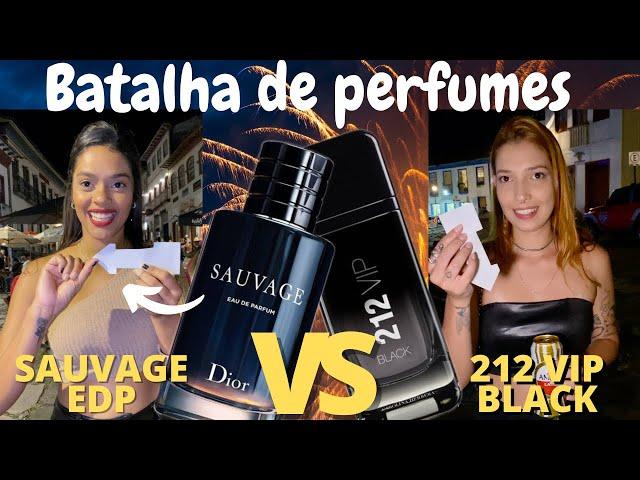 SAUVAGE EDP VS 212 VIP BLACK [Qual perfume é o favorito das mulheres ?]