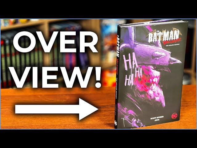 The Batman Who Laughs Deluxe Edition Hardcover Overview | Batman Vs The Batman Who Laughs