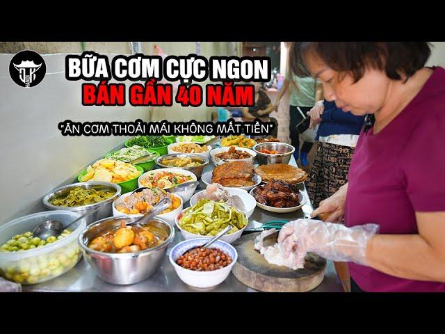 CƠM TRƯA GIA ĐÌNH GẦN 40 NĂM | SẠCH SẼ - NGON - HẾT HÀNG SỚM