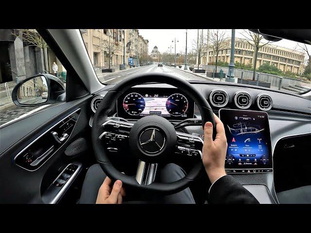 2022 Mercedes-Benz C200 [AMG pack] MHEV 204HP - POV Test Drive - LT car of the Year 2022 WINNER!