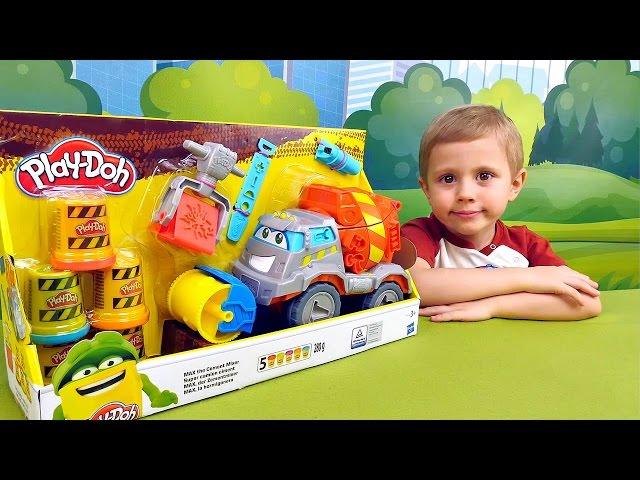 Бетономешалка MAX - Игровой набор Play Doh. MAX the Cement Mixer. Даник и пластилин Плей До