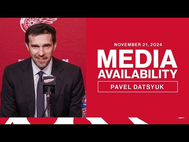 Pavel Datsyuk Media Availability | Hockey Hall of Fame Night