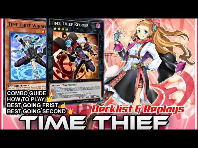 BEST XYZ DECK [TIME THIEF]COMBO GUIDE How To Play Combos BEST Going Frist And SecondIN DUEL LINKS