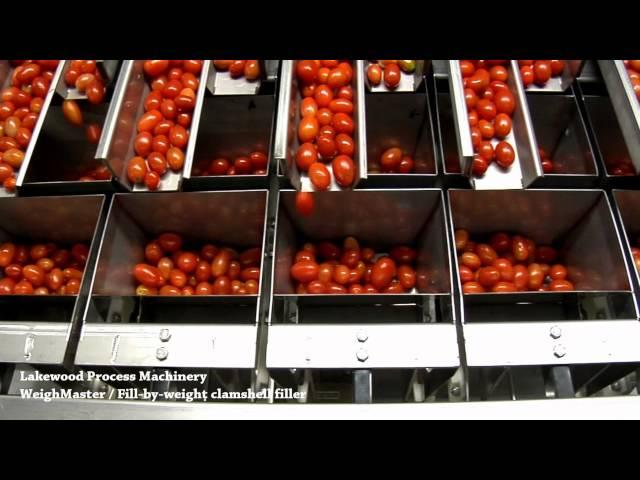 WeighMaster Fill-by-weight Clamshell Filler (Tomatoes)