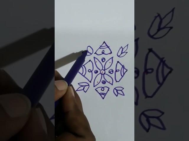 simple design 7to1#J.S Rangoli 