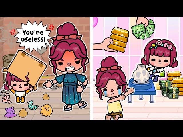 Girl With Autism Syndrome Became A Billionaire Artist ‍ Sad Story | Toca Life World | Toca Boca