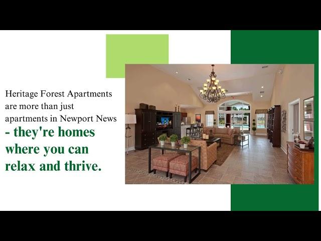 Upscale Living at Heritage Forest Apartments in Newport News | 2-Bedroom Apartments for Rent