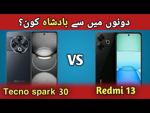 Tecno Spark 30 VS Redmi 13 Comparison