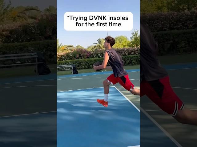 Athletes jump 8 cm higher when wearing DVNK carbon fiber insoles #basketball #dvnk #carbonfiber #fyp