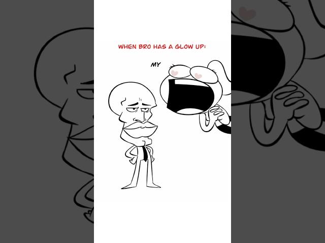 Glow Up  (Animation Meme) #shorts