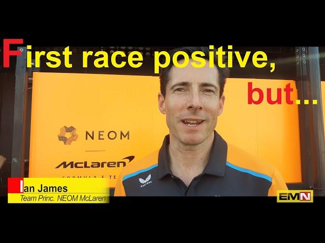 Ian James speaks of the first race and the new generations  - Electric Motor News al Diriyah E-Prix