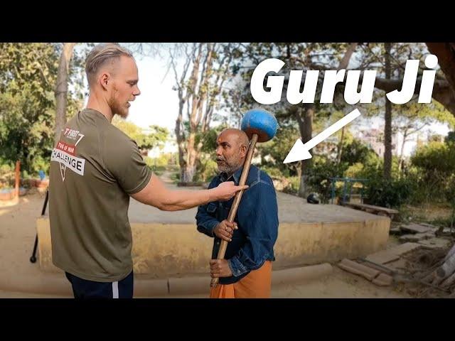 How To Swing A Gada One-Handed ft. Foni Pehalwan | Varanasi Akhada