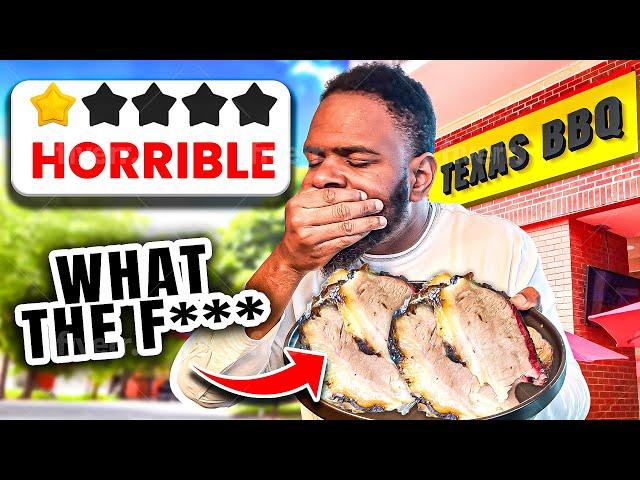 I Ate The WORST BBQ In Dallas Tx....