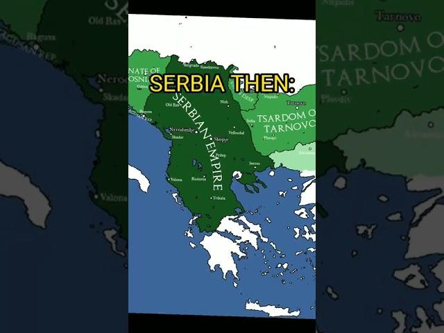 Serbia Now Vs Then #shorts