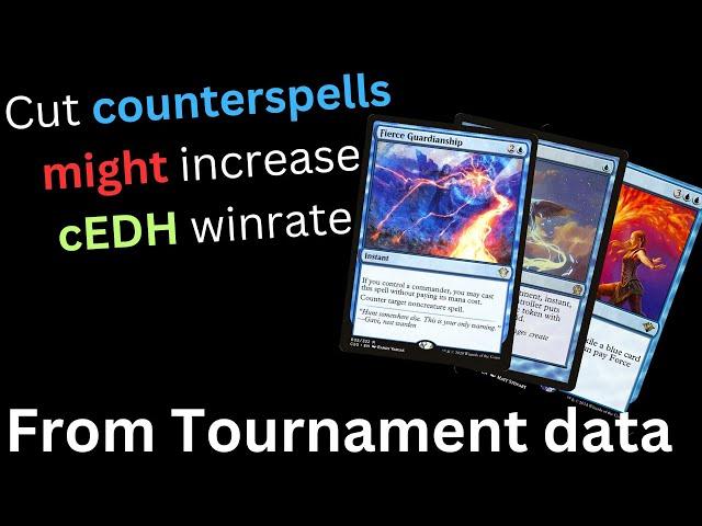 cutting counterspells might increase your cEDH winrate