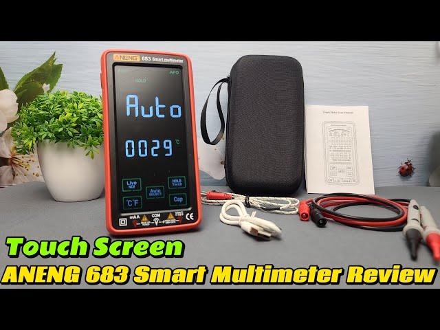 ANENG 683 Touch Screen Smart Digital Multimeter Unboxing and Review