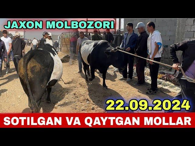 QIZIRIQ JAXON BOZORI SOTILGAN VA QAYTGAN MOLLAR NARXLARI 22.09.2024