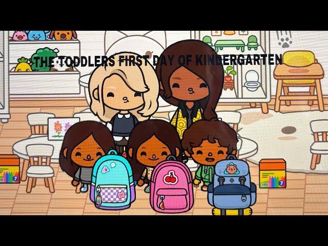 THE TODDLERS FIRST DAY OF KINDERGARTEN||*WITH VOICE*||Toca boca roleplay