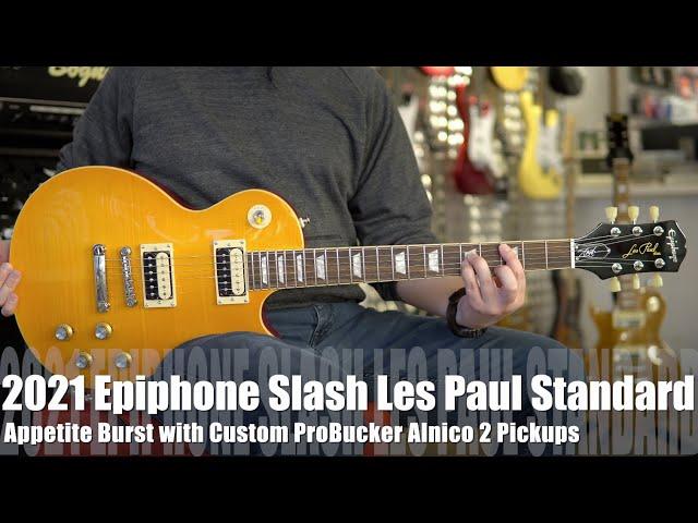 2021 Epiphone Slash Les Paul Standard Appetite Burst Inspired by Gibson Collection