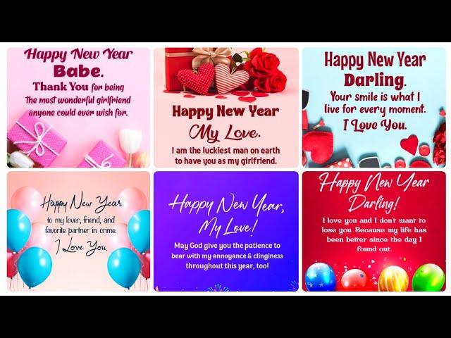 New Year Wishes for Girlfriend | Happy New Year My Love ️ @Bestwishes1