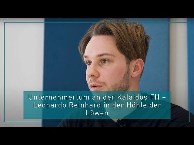 Unternehmertum an der Kalaidos FH – Leonardo Reinhard in der Höhle der Löwen