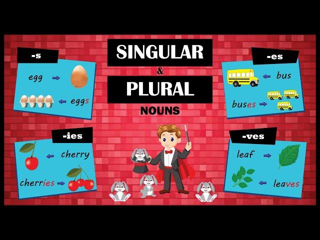 Singular and Plural Nouns | Learn the Rules to Make Plurals