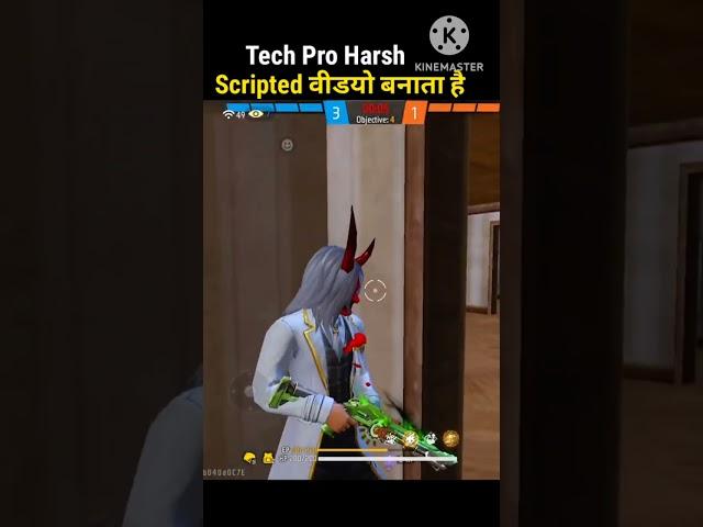 Tech Pro Harsh expose || free fire roast video || #shorts #freefire #technogamerz #desigamer #satvik