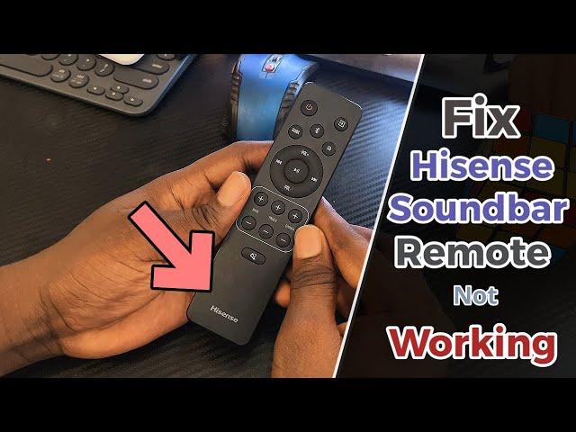 Hisense Soundbar Remote Not Working? How to Reset and Fix It