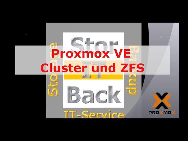 Proxmox VE Cluster mit ZFS