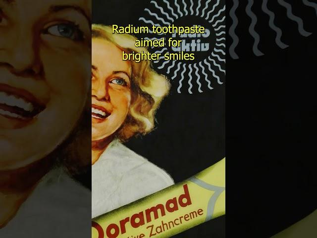 TIL: The Radioactive Tonic Craze of the 1900s | A #dailydose of #trivia #knowledge #fyp #learn