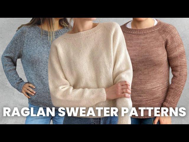 YOUR Favorite Top-Down Raglan Patterns