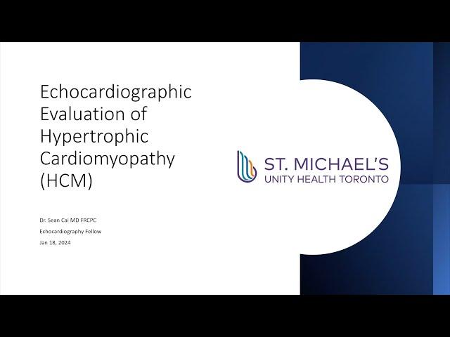 Echocardiographic Evaluation of Hypertrophic Cardiomyopathy (HCM)