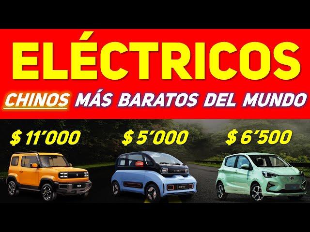 Vehículos ELÉCTRICOS Chinos desde $2,000