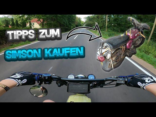 SIMSON KAUFEN: Das ist zu beachten  | Motovlog #45