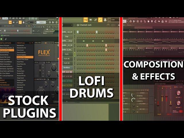 Step By Step: How To Make Lo-fi Hip-Hop With Stock Plugins - FL Studio 20 Tutorial