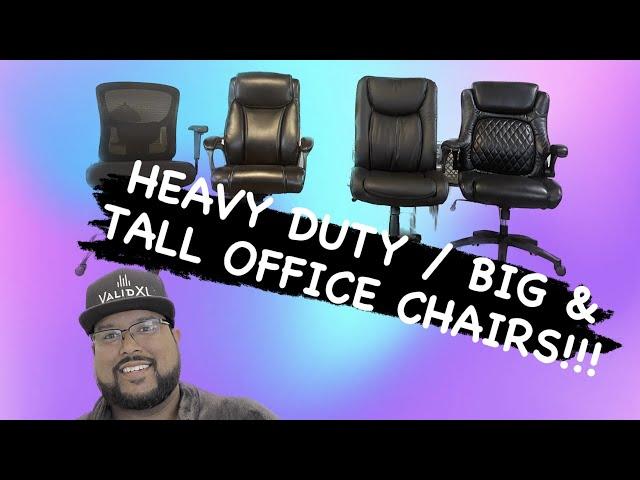 Heavy Duty / Big and Tall Office Chairs Reviewed!